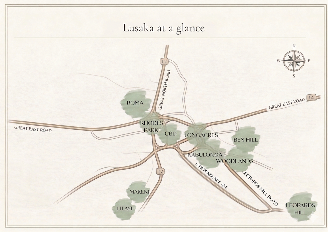 How to read Lusaka by neighbourhood